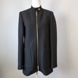 Zara Black Tapered Jacket Size M